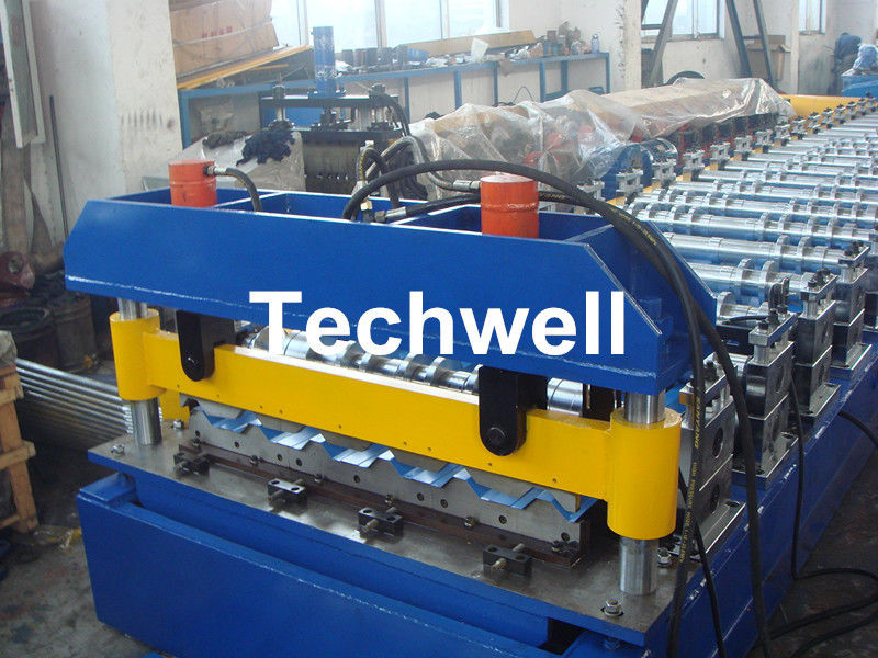 O telhado hidráulico do metal do corte lamina a formação das estações TW27-195-780 da máquina 13 - 22