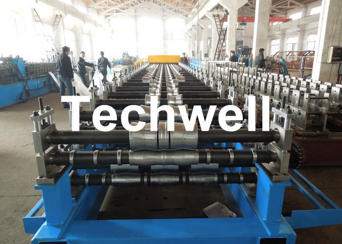 Rolo do painel do telhado do metal que forma a máquina/dupla camada que forma a máquina com corte hidráulico