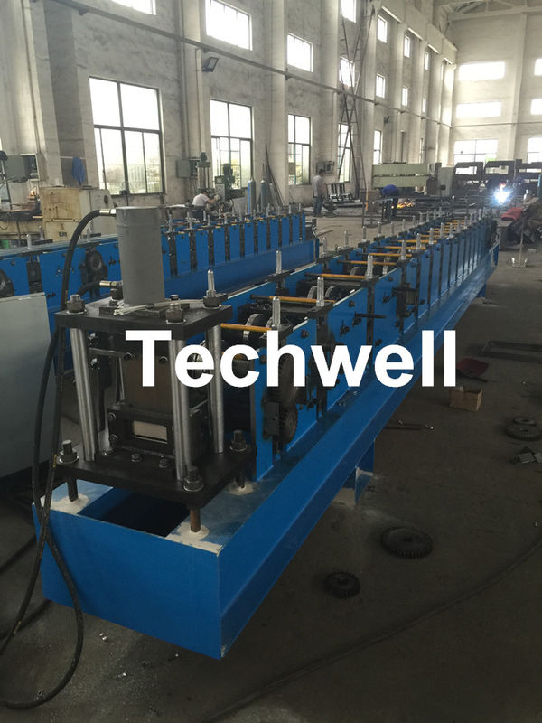 Rolo do racking da construção de aço que forma a máquina para o feixe da cremalheira da prateleira com o TW-RACK de corte hidráulico
