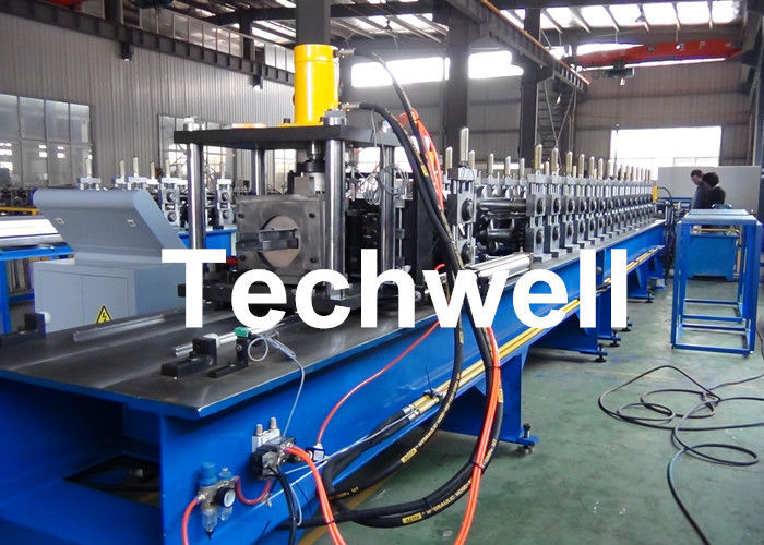 Rolo ereto da cremalheira do controle do PLC do tela táctil que forma a máquina para o poder hidráulico 5.5kw da estação