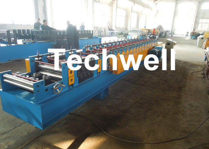 2.0mm galvanizou o rolo de aço da bandeja de cabo que forma a máquina com o tela táctil do PLC de Panasonic, transmissão Chain