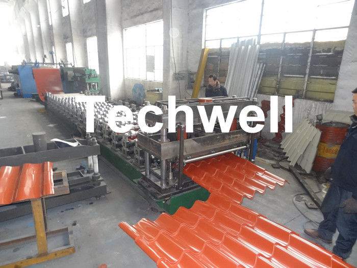 Rolo de aço da telha da cor que forma a máquina para o revestimento da parede do telhado, painel de aço do telhado
