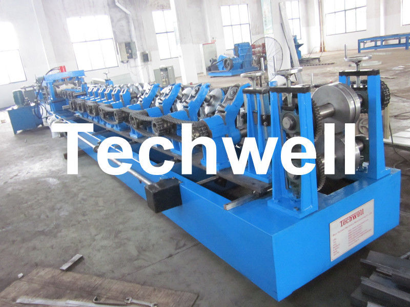 Rolo de aço automático do Purlin que forma a máquina com sistema de controlo do PLC para Purlins da ECO Zee