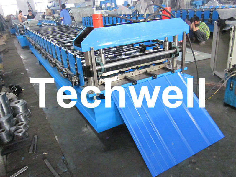 Rolo do telhado da folha do painel de parede C8 que forma a máquina com espessura de 0.3mm - de 0.8mm