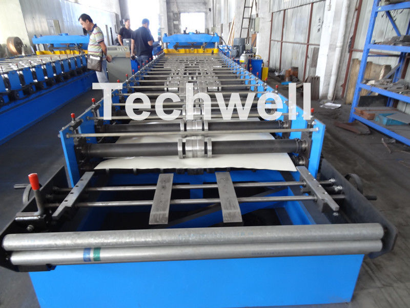 o rolo da telha do metal 7.5KW que forma a máquina para o aço da cor/galvanizou a bobina
