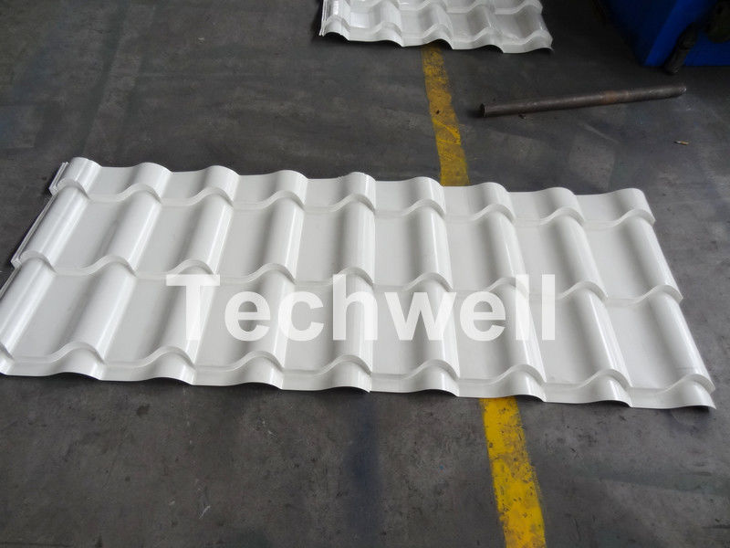 O PLC automático controlou o rolo da telha que forma a máquina para o metal de aço a telha vitrificada