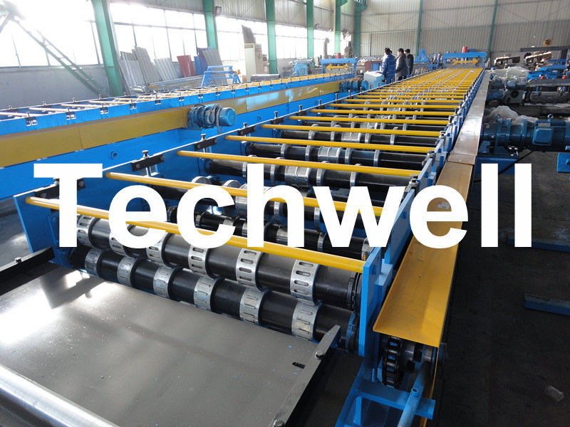 O rolo galvanizado do Decking do assoalho da chapa de aço que forma a máquina/lamina a formação da máquina