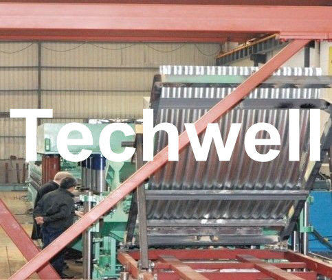 2,5 - o silo do aço de 4.0mm corrugou o rolo do painel/folha que forma a máquina com sistema do PLC