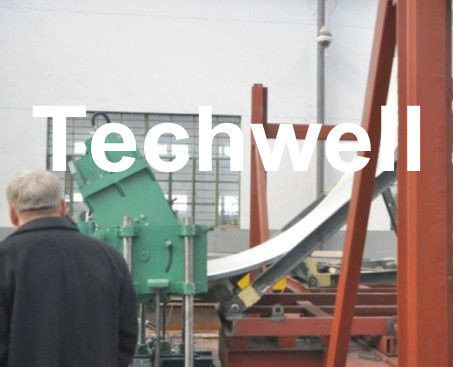Rolo corrugado painel de formação do metal de 18 estações que forma a máquina para o silo